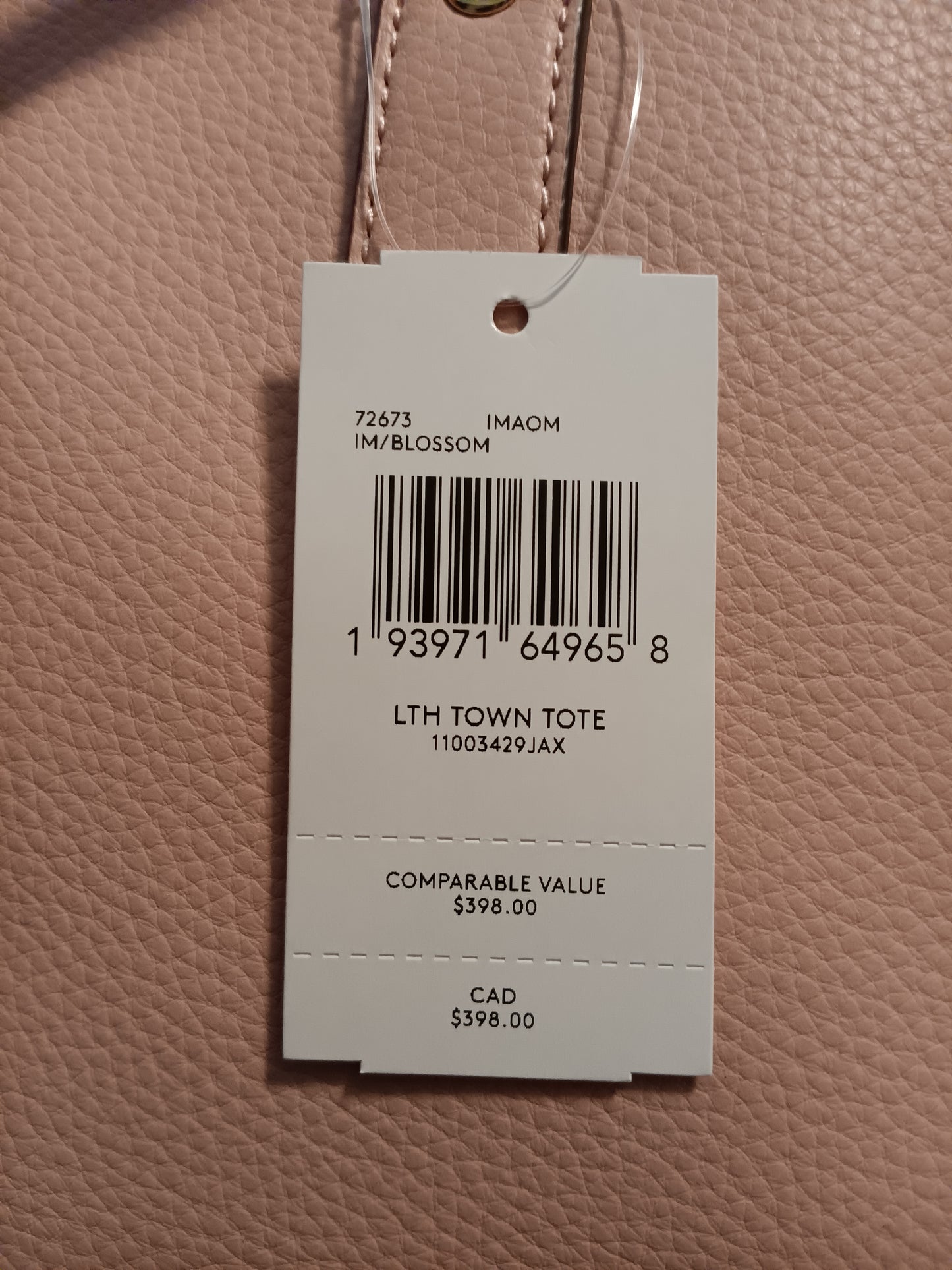 Authentic Coach Pink Coral Handbag