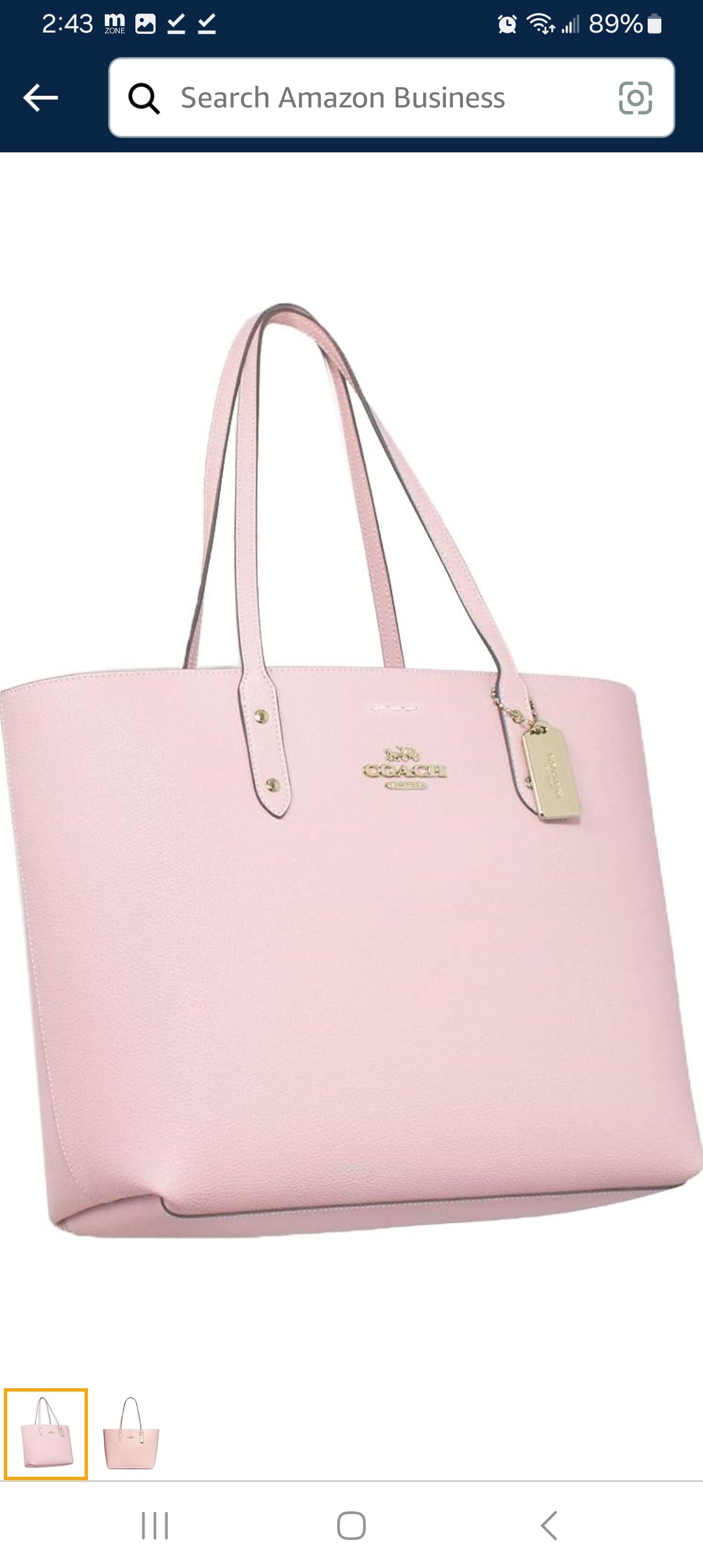 Authentic Coach Pink Coral Handbag