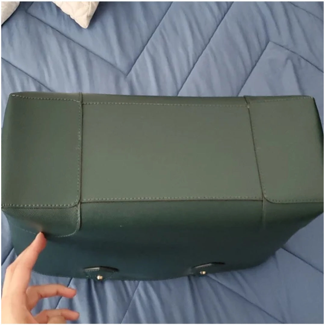 Authentic Michael Kors Green Olive Tote Handbag