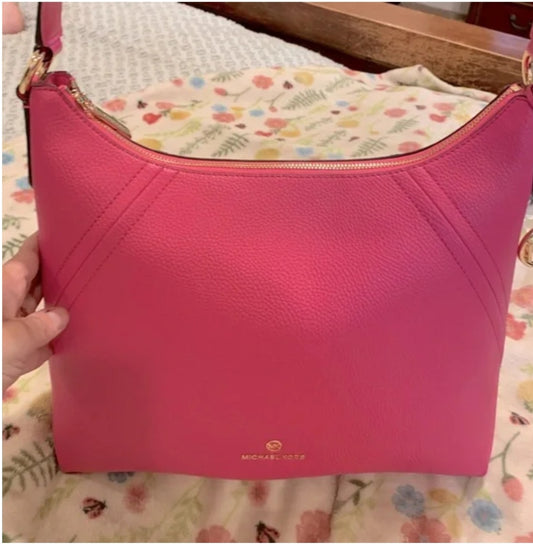 Authentic Michael Kors Pink Aria Handbag