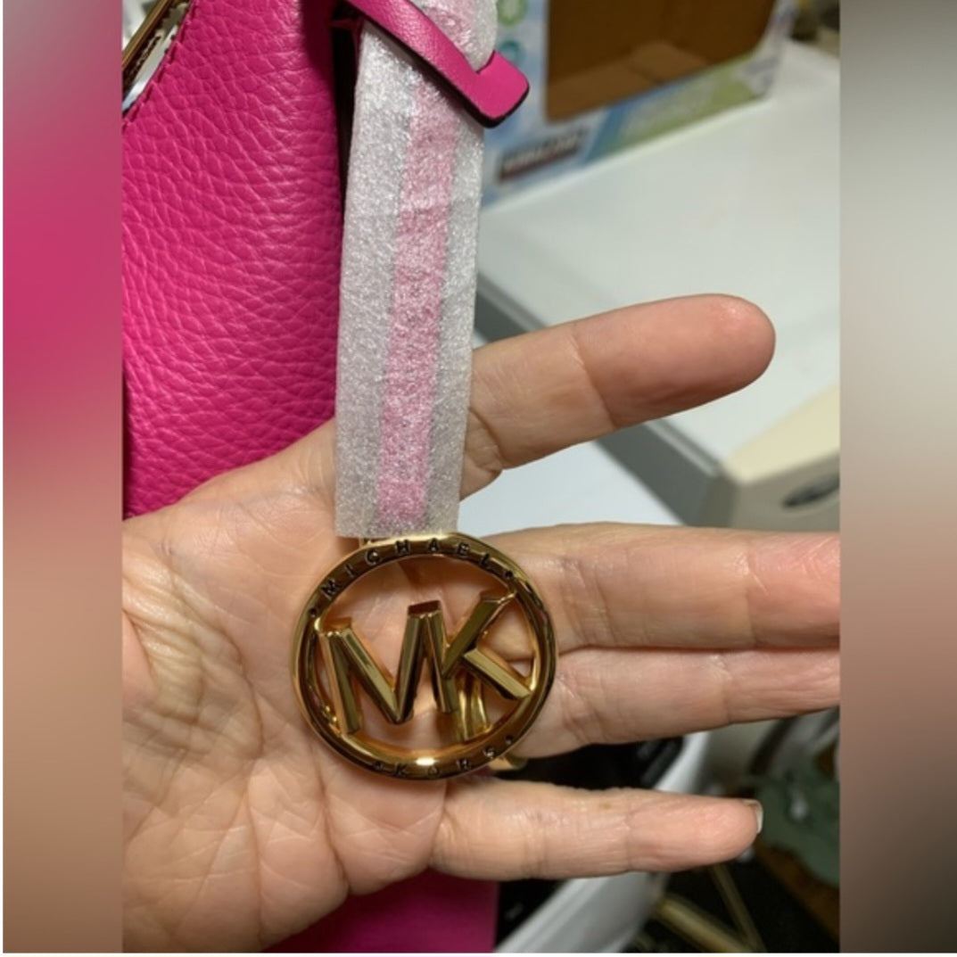 Authentic Michael Kors Pink Aria Handbag